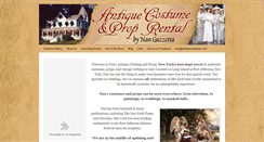 Desktop Screenshot of antiquecostumes.com