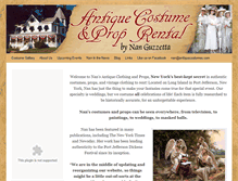 Tablet Screenshot of antiquecostumes.com